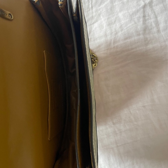 Coach Saddle Bag in Signature Chambray Denim & Off-White Leather - Picture 5 of 7